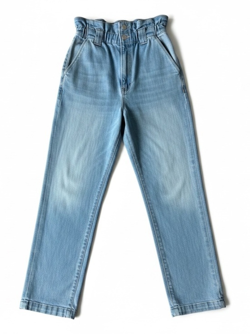 Mother Yo Yo Ruffle Greaser High Rise Jeans